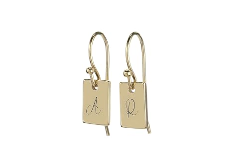 Boucles d'oreilles personnalisées lettres pour rompre avec la banalité
