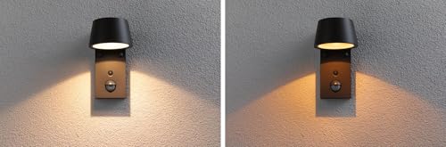 Applique LED extérieure Paulmann Capea en aluminium haut de gamme anthracite style moderne