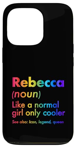 Rebecca Like A Normal Girl Only Cooler Queen ���O �X�}�z�P�[�X iPhone 13 Pro �p