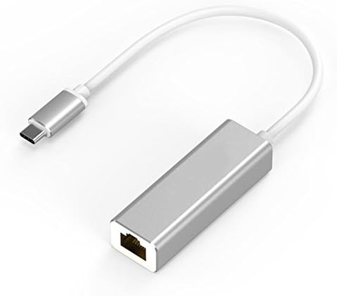 Raz Tech Type-C to Gigabit Ethernet Adapter - Metal - Silver