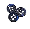 BOTIBOTON 50 Buttons for Sewing - 5 Sizes and 11 Colours to Choose - 4 Holes Round Craft Button - Buttons for Jackets, Shirts. Made in Europe. (Dark Blue, 10 mm) #4