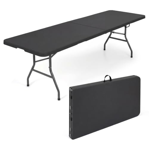 COSTWAY Gartentisch klappbar 244x75cm, Campingtisch XXL