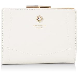 [アンドシュエット] 折財布/ミニ財布 【公式】 ビジュー口金二つ折り財布