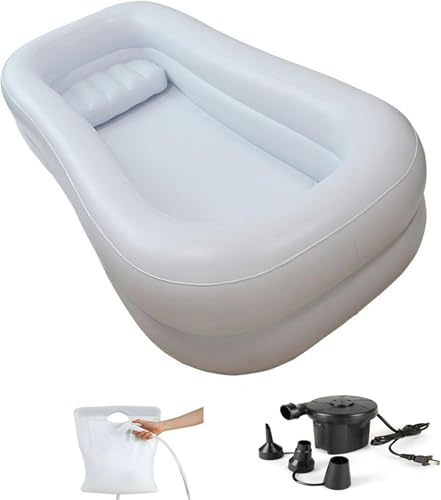 Baignoire gonflable avec pompe médicale et kit de douche résistant - 2