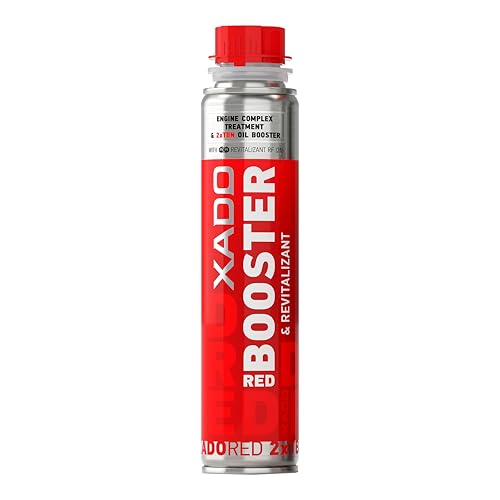 XADO RED Booster Motoröl-Additiv – Hochwirksamer Ölzusatz mit REVITALIZANT® Technologie – Viskositätsstabilisator, Verschleißschutz, Additiv für Benzin & Diesel Motoröl, verlängert Motorlebensdauer