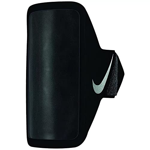 Nike Banda de Brazo Lean AB, Unisex-Adulto, Negro/Negro/Plateado, Talla única