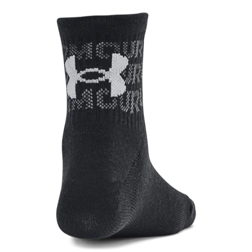 Under Armour Kids' Youth Essential Quarter Socks 6 Pack3