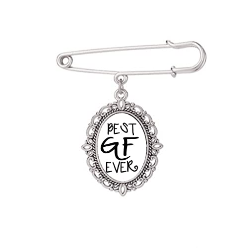 Broche de Saint-Valentin Best GF Ever : le cadeau romantique taille M pour elle