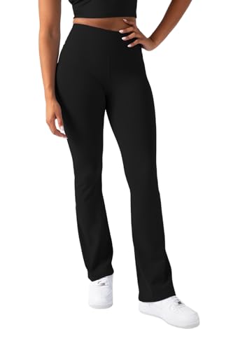 YITTY Active Women's UltraLuxe Kick Flare High Waist Legging, Athleisure, 4-Way-Stretch4
