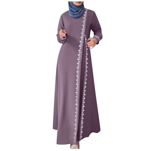 pvucpot Abaya Femme Dubai Abaya Femme Musulmane Qualité Premium - Abaya Type jilbeb Musulmane Casual