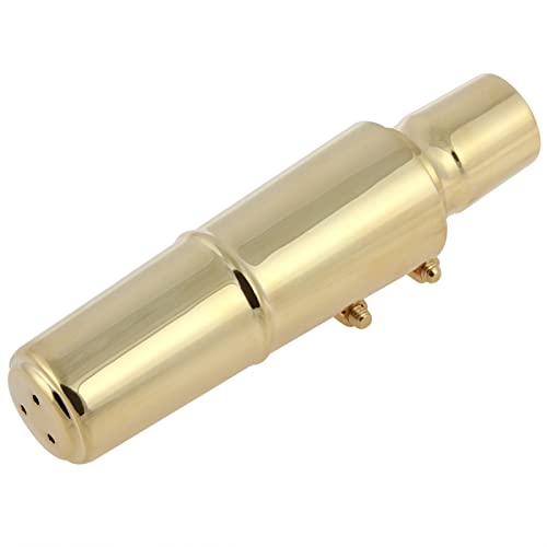 Kerrey Tenor Bb Saxophone Mouthpiece Gold Plated Copper Brass Sax Mouth 8C Brass Gold Plated Saxophone Instrument Accessory #TOP7