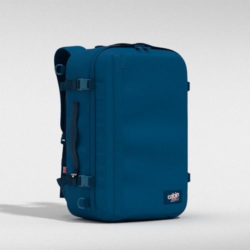 Cabinzero Classic Plus 42L Ultra Light Cabin Bag with Luggage TRACKERS, Plecak Unisex, Jodphur Blue, 42