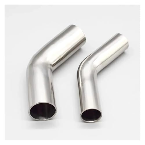 Codo de acero 304 inoxidable de 45 grados accesorio de tubería para soldar de 76x2mm 2