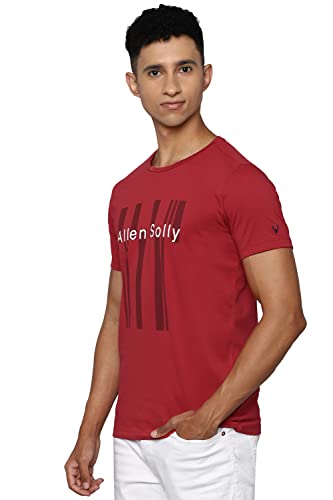 Image of Allen Solly Men's 100% Cotton Regular Fit T-Shirt