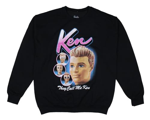 Barbie Men's They Call Me Ken Adult Crewneck Pullover Long Sleeve Sweatshirt