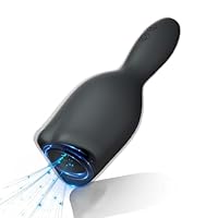 Mehrere Vibrationsmodi + Zungenlecken: 10 verschiedene Vibrationsmodi sowie die Zungenleckfunktion können dem Benutzer vielfältige Stimulation und Vergnügen bieten. kann Ihre Bedürfnisse erfüllen. Weiches, hautfreundliches Silikon: Hergestellt aus ho...