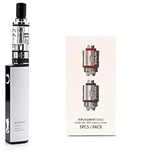 ✅100% AUTHENTIQUE✅ cigarette électronique justfog q16 kit complet (argent) + 5 résistances justfog 1.6ohm le produit ne contient pas de nicotine ni de tabac (Q16 KIT + 5 Résistances)