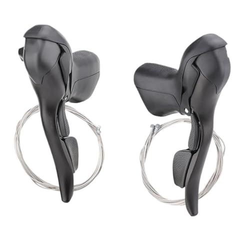 Compatible for Shimano Road Bike Shifter Brake Levers 2x7 2x8 2x9 2x10 3x7 3x8 3x9 3x10 Speed Front Derailleur Bicycle Accessories(2x10 Speed Shifter)