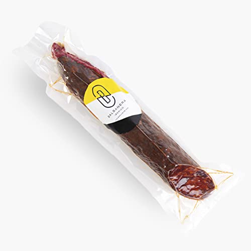 Balsanera Ibérico - Chorizo de Bellota Ibérico (1/2 Pieza) | Peso aproximado de 500gr | Curación de 3-4 meses | Envasados al vacío
