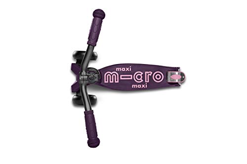 Micro Mobility Micro Maxi Kickboard Deluxe Pro Purple, lila, Polyamid, Glasfaserverst&auml;rkter Kunststoff, Altersgruppe: ab 5 Jahren, Belastbarkeit: 50 kg, MMD091 Trittbrett Ma&szlig;e: 14,2 x 33 cm