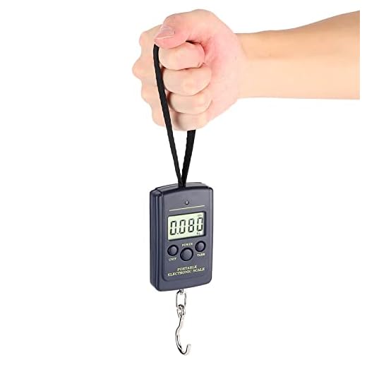 Balança De Peixe Digital, 40kg/a 10g Balança De Bagagem Balança Eletrônica Portátil Balança De Bagagem Suspensa Balança De Bagagem Portátil LCD Balança De Pesagem