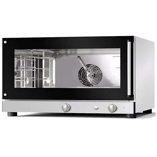 MBH - Four à pain professionnel 3 plateaux 60x40. Four à convection électrique pour boulangerie et pâtisserie.