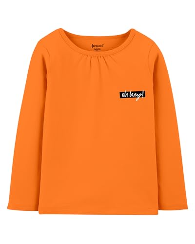 Image of KYDA KIDS Girl's 100% Cotton Antibacterial Full Sleeve Solid T-Shirt (Pack of 1)