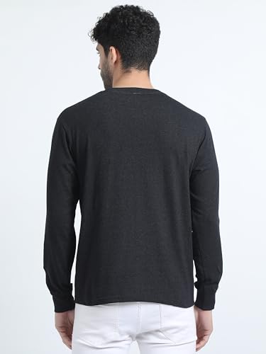 Image of OFFENDERS Mens Exclusive Graphic Printed Round Neck Full Sleeve Premium Tshirt 100% Cotton (Pack of 1)