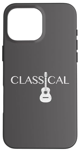 クラシックギターシャツ ギタリスト アコースティックナイロン弦 スマホケース iPhone 16 Pro Max 用