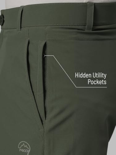 Image of Reccy Men's Trekking Hiking Camping Regular Fit Nomadic Lite Pants - Ultralight, Water Resistant, Highly Breathable, UPF 40 Sun Protection