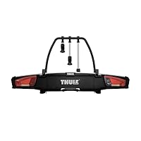 Thule VeloSpace XT Fahrradträger, Fahrradträger Anhängerkupplung Black/Aluminum, 3(4) Bikes – Ansicht 2