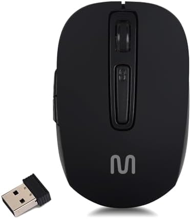 Mouse Sem Fio Multilaser 2,4 Ghz Litio Preto Usb Mo277