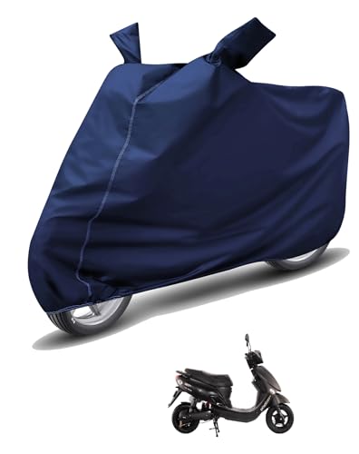 Image of Auto Hub Waterproof Scooty Cover Compatible with Hero Electric Photon Dustproof, UV Protection Two Wheeler Scooty Electric Photon Cover - Blue