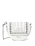 Serie: Azabache Desigual Riño_Azabache Nyon, Bolsa para Mujer, Blanco (Blanco), 5x13.5x18 cm (B x H x T)