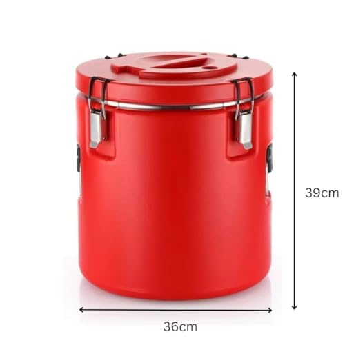Image of BLEND ART Insulated Food Storage Container for Hot & Cold Food BPA Free SS Thermal Food Barrel with Locking Lid Leak Proof Catering Food Carrier for Hotels, Restaurants & Tiffin Service (30 Lt)