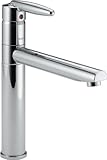 Delta Faucet 185LF Grail, Single Handle Kitchen Faucet, Chrome
