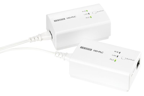 【未使用品】PLCアダプター 親機＆子機セット PLC-ET/M2-S Amazon | I-O DATA HD-PLC準拠 PLCアダプター 親機&子機セット