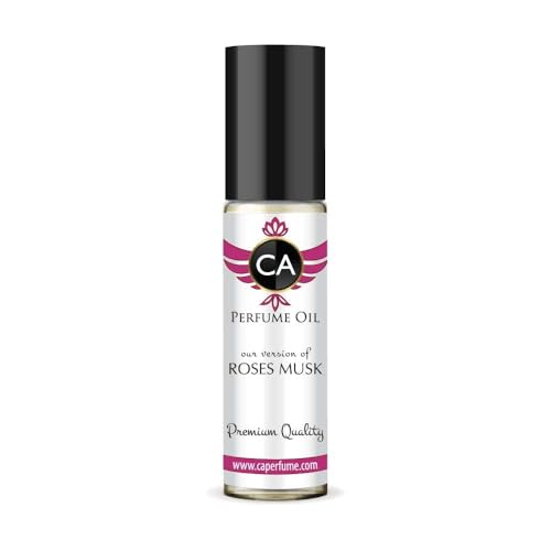 CA Perfume Impression of Roses Musk for Women Fragrance Oil Floral Woody Musk Scent Long Lasting Perfumes for Women Travel Size TSA Ready Mini Parfum Body Oil Roll-on 0.33 Fl Oz 10ml
