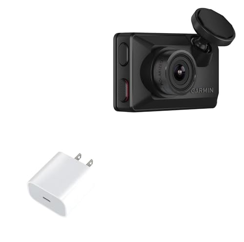 BoxWave Charger Compatible with Garmin Dash Cam X310 - PD GAN miniCube (30W), 30W Tiny PD GAN Type-C Wall Charger - Winter White