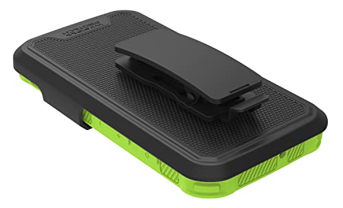 Wireless ProTech Case Compatible with CAT S62. Rotating Belt Clip Holster and Durable Flexible Protective Case Combo (Lime Green)