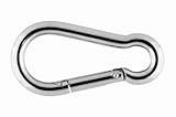 karabiner edelstahl amazon V4, Salzwasser und Säurefest Edelstahl Karabiner Karabinerhaken 8 * 80 mm