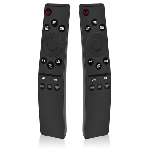 Mando Universal TV con Samsung Smart TV, 2 Piezas BN59 01327b Mando a Distancia de Repuesto con 3 Teclas de Acceso Rápido Compatible con Samsung Televisión QLED LED HD TV Marco Curvo 4K 8K Smart TVs