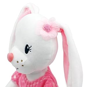 Plushible Rag Doll Bunny - Soft Dolls for Babies, Girls, Boys, Toddlers & Infants - Stuffed Animal - Washable Fabric - Sensory Toys - 14 Inch Plush Animal Stuffed Bunny Rag Dolls for Girls & Boys Plushible Rag Doll Bunny Soft Dolls for Babies Girls Boys Toddlers Infants Stuffed Animal Washable Fabric Sensory Toys 14 Inch Plush Animal Stuffed Bunny Rag Dolls for Girls Boys