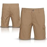Short chino en toile de coton pour homme