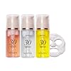 MENOKIN-Korean-Face-Mask-3sets-30-seconds-Quick-Bubble-Mask-Collagen-Brightening-Moisturizing-Hydration-improvement-Radiance-boosting-Easy-to-Use-Glass-Skin-321-floz