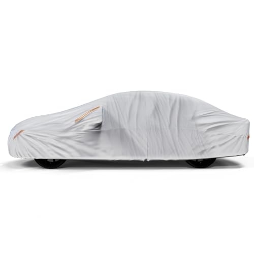 Image of Autotech Park Waterproof All Weather Car Cover Compatible with 2007-2014 Mini Clubman, Heavy Duty Outdoor /Indoor Protection, Max Protection from Sun Rain Wind & Snow