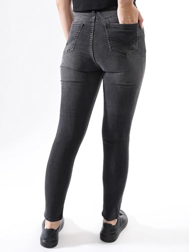 Image of High Star Women Washed Skinny fit Highrise Stretchable Jeans