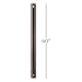 Emerson CFDR5ORB Ceiling Fan Downrod, 60-Inch Long, Oil Rubbed Bronze