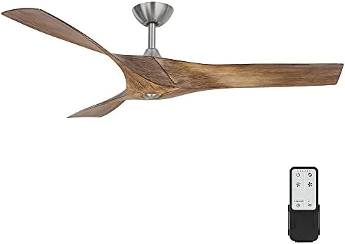 Wesley 52 in. Indoor/Outdoor Brushed Nickel DC Motor Ceiling Fan with Remote Control