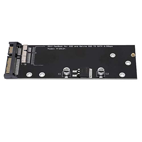 ASHATA SSD Converter Adapter Card, SSD to SATA Adapter Convert Card for 2012 MacBook Pro A1398 A1425 Air A1466 A1465